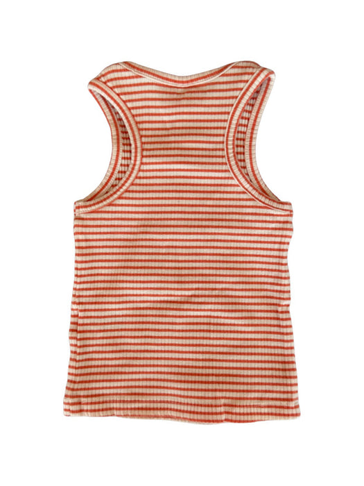 A Orange Sleeveless T Shirts from Seed in size 2T for girl. (Back View)