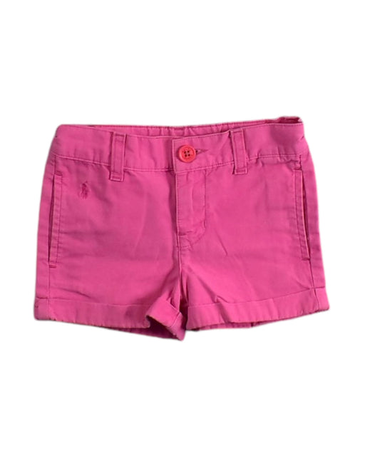 A Pink Shorts from Ralph Lauren in size 5T for girl. (Front View)