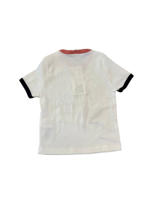 A White Short Sleeve T Shirts from Petit Bateau in size 12-18M for neutral. (Back View)