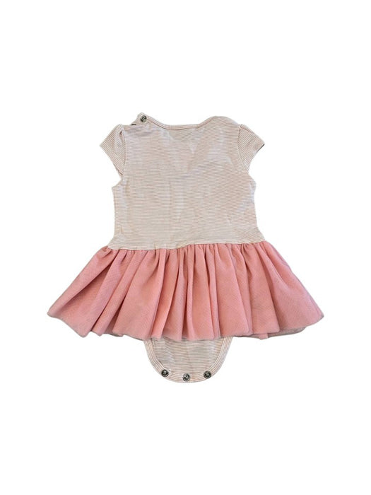 A Pink Short Sleeve Bodysuits from Elly in size 6-12M for girl. (Back View)