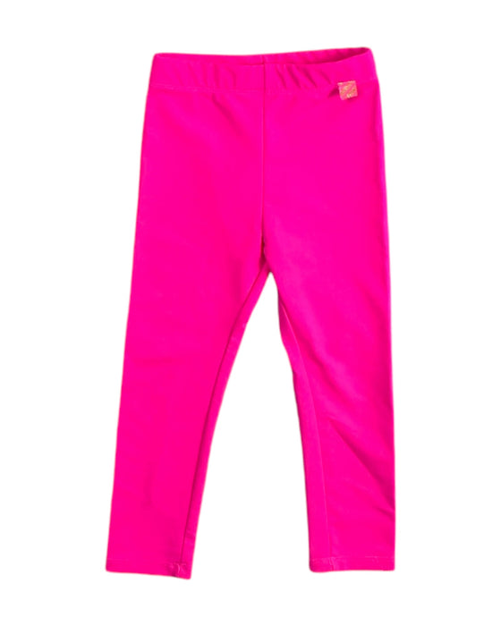 A Pink Leggings from Billieblush in size 3T for girl. (Front View)