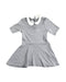 A Grey Short Sleeve Dresses from Petit Bateau in size 4T for girl. (Front View)