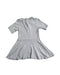 A Grey Short Sleeve Dresses from Petit Bateau in size 4T for girl. (Back View)