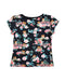 A Black Short Sleeve Tops from Moschino in size 4T for girl. (Back View)