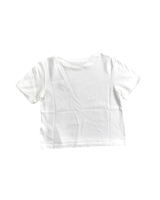 A White Short Sleeve T Shirts from Dolce & Gabbana in size 3T for girl. (Back View)