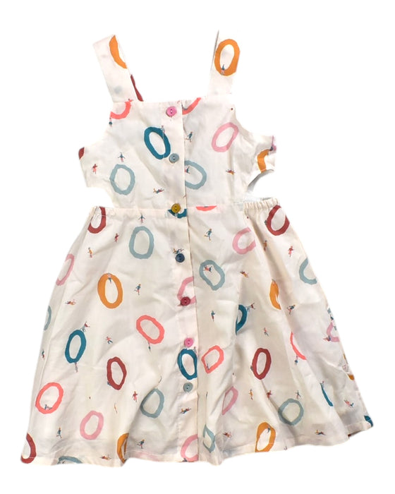 A White Sleeveless Dresses from Bochechas in size 3T for girl. (Front View)