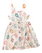 A White Sleeveless Dresses from Bochechas in size 3T for girl. (Front View)