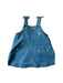 A Blue Overall Dresses from Mayoral in size 12-18M for girl. (Front View)