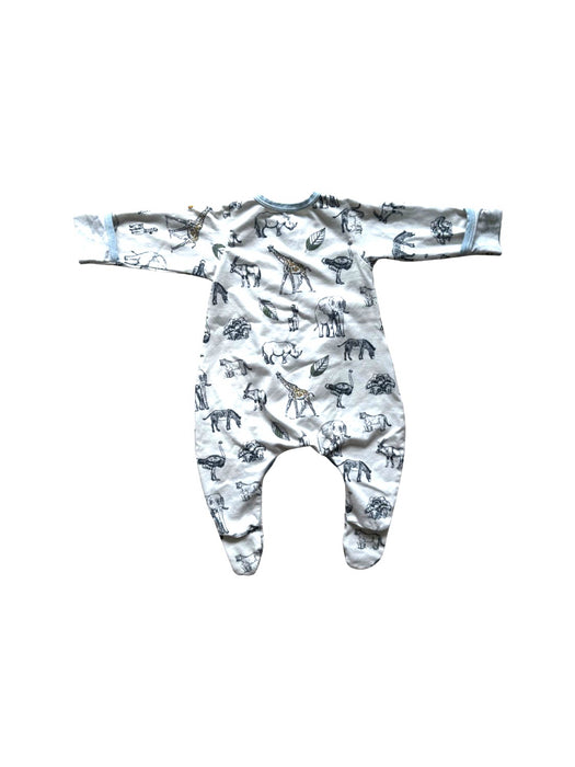 A Grey Onesies from Mimi Mono in size 3-6M for boy. (Back View)