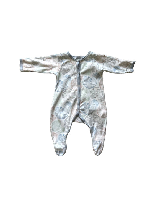 A Beige Onesies from Mimi Mono in size 0-3M for neutral. (Front View)