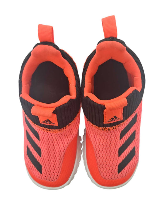 A Red Sneakers from Adidas in size 3T for neutral. (Front View)