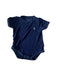 A Blue Short Sleeve Bodysuits from Raph and Remy in size 3-6M for boy. (Front View)