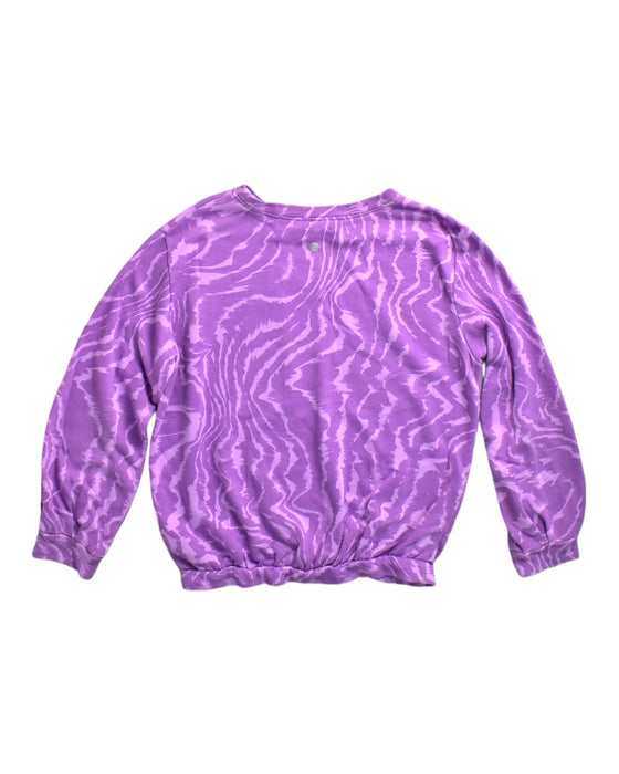 A Purple Crewneck Sweatshirts from Z By Zella Girl in size XL for girl. (Back View)