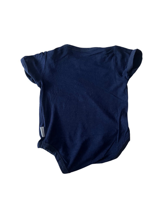 A Blue Short Sleeve Bodysuits from Raph and Remy in size 3-6M for boy. (Back View)