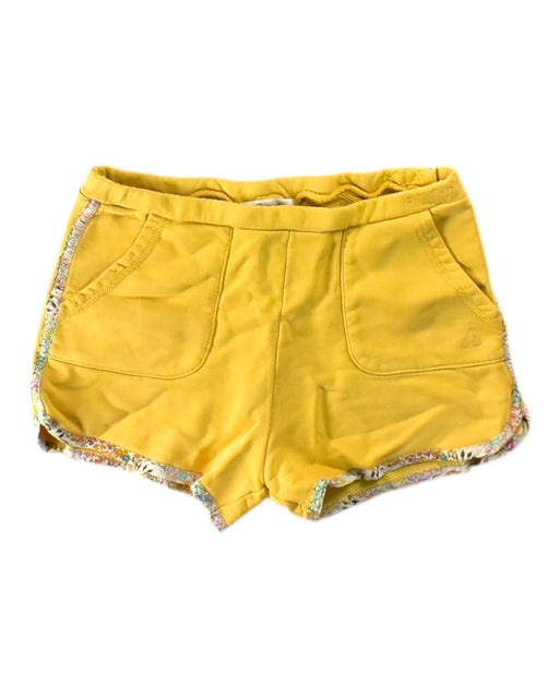 A Yellow Shorts from Bonpoint in size 12Y for girl. (Front View)