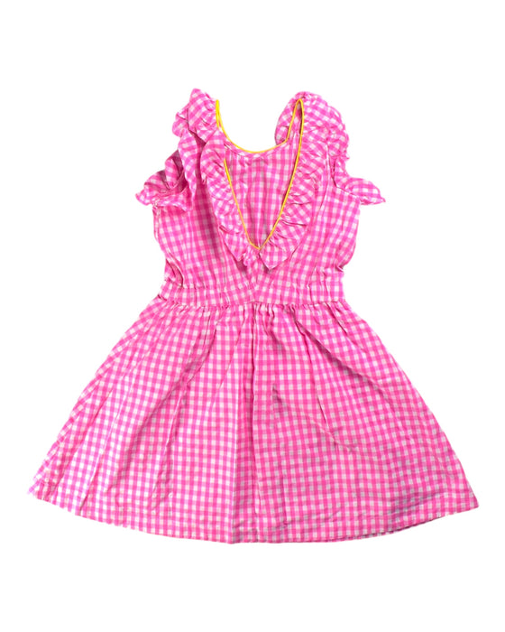 A Pink Sleeveless Dresses from Crewcuts in size 10Y for girl. (Back View)