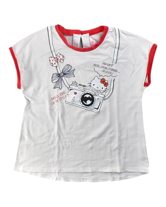 A White Short Sleeve Tops from Sanrio in size 10Y for girl. (Front View)