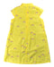 A Yellow Sleeveless Dresses from Le Petit Society in size 10Y for girl. (Back View)