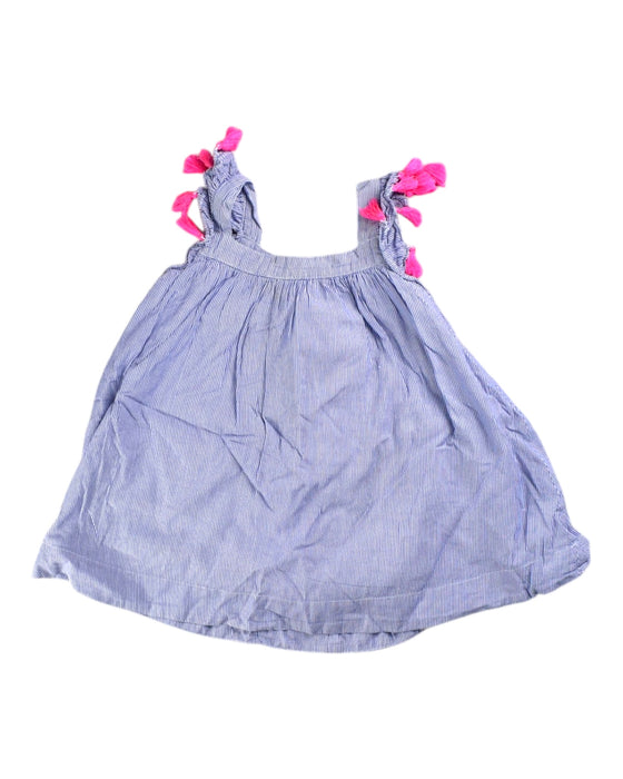 A Purple Sleeveless Dresses from CdeC in size 4T for girl. (Front View)