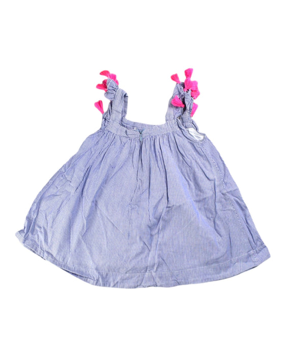 A Purple Sleeveless Dresses from CdeC in size 4T for girl. (Back View)