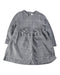 A Grey Long Sleeve Dresses from Il Gufo in size 3T for girl. (Front View)