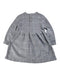 A Grey Long Sleeve Dresses from Il Gufo in size 3T for girl. (Back View)