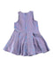 A Purple Sleeveless Dresses from Little Islanders in size 3T for girl. (Back View)