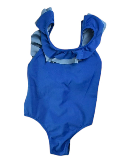 A Blue Swimsuits from Folpetto in size 2T for girl. (Front View)