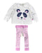 A White Pyjama Sets from Jojo Maman Bébé in size 3-6M for girl. (Front View)