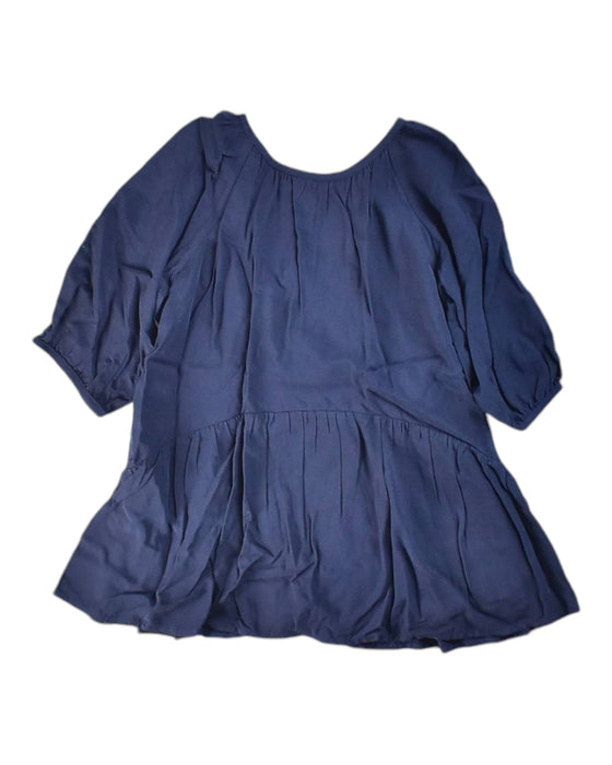 A Blue Long Sleeve Tops from Our Mini Nature in size 2T for girl. (Front View)