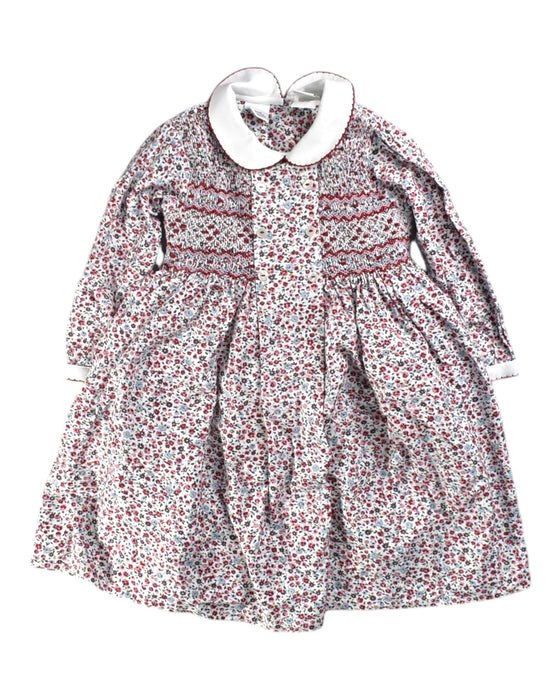 A White Long Sleeve Dresses from Sarah Louise in size 2T for girl. (Front View)