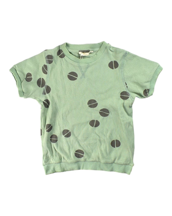 A Green Short Sleeve Tops from House of Jamie in size 7Y for boy. (Front View)