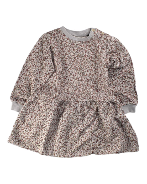 A Grey Long Sleeve Dresses from Wheat in size 2T for girl. (Front View)