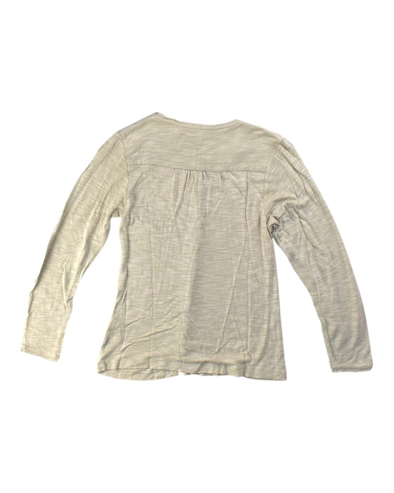 A Beige Long Sleeve Shirts from Chateau de Sable in size 12Y for girl. (Back View)