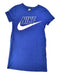 A Blue Short Sleeve Dresses from Nike in size 12Y for girl. (Front View)