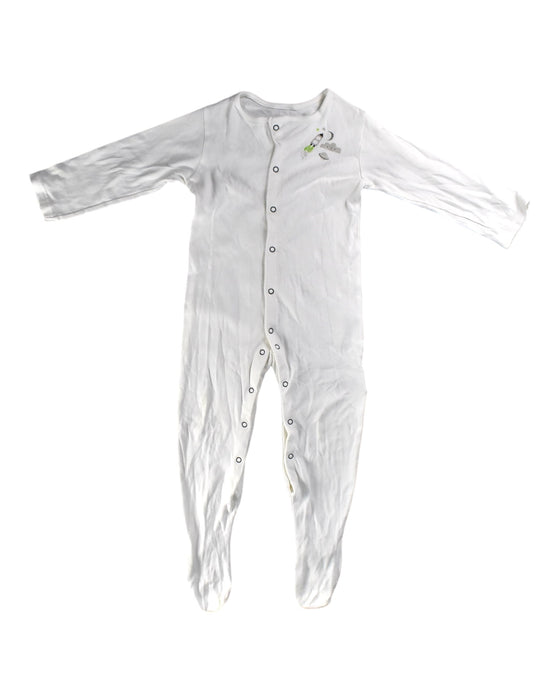 A White Onesies from Mothercare in size 3T for neutral. (Front View)