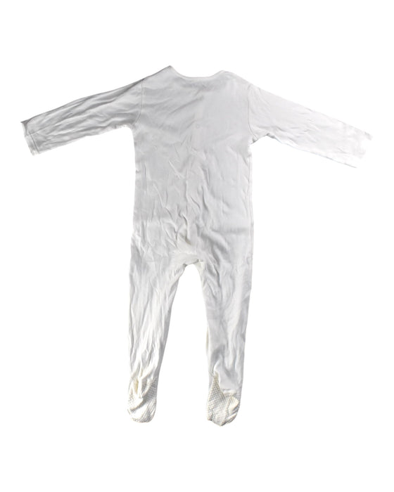 A White Onesies from Mothercare in size 3T for neutral. (Back View)