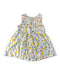 A White Sleeveless Dresses from Petit Bateau in size 2T for girl. (Front View)