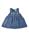 A Blue Sleeveless Dresses from Little Green Radicals in size 12-18M for girl. (Front View)