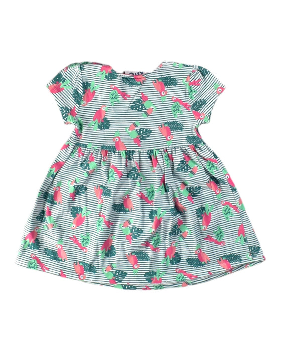 A Green Short Sleeve Dresses from Kite in size 12-18M for girl. (Back View)