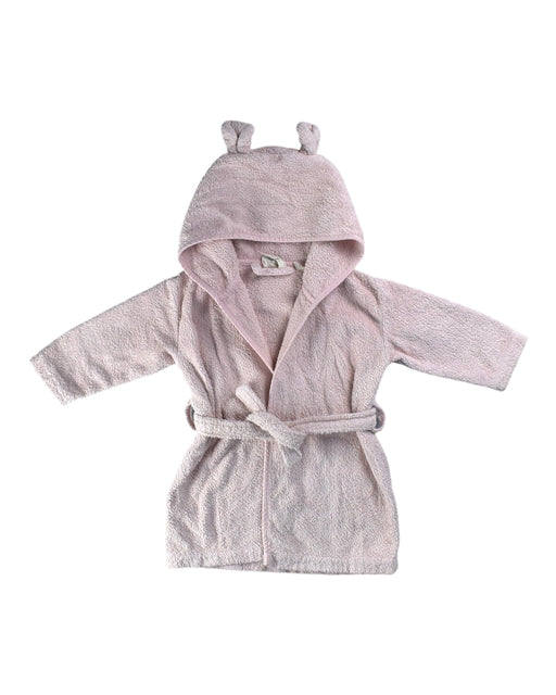 A Pink Bathrobes from Mori in size 3T for girl. (Front View)