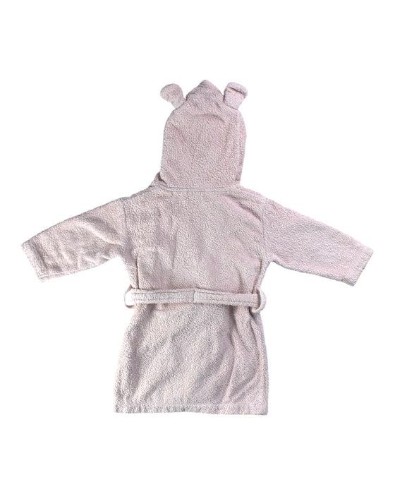 A Pink Bathrobes from Mori in size 3T for girl. (Back View)