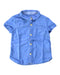 A Blue Short Sleeve Shirts from Orchestra in size 3-6M for boy. (Front View)