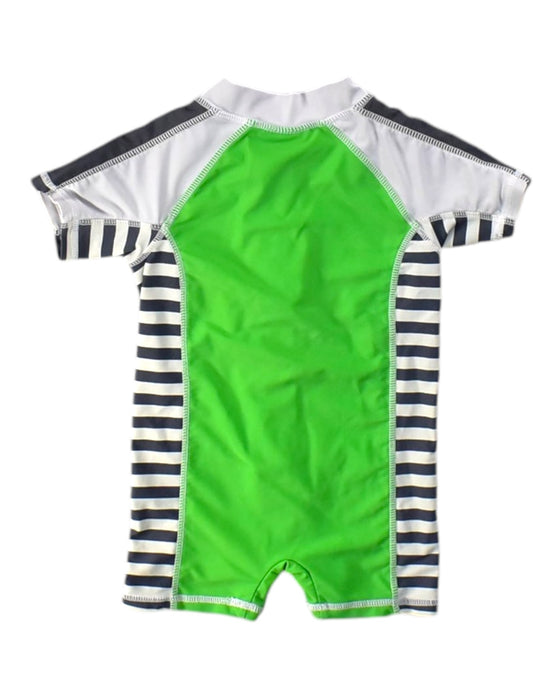 A Green Floatsuits from Snapper Rock in size 6-12M for boy. (Back View)