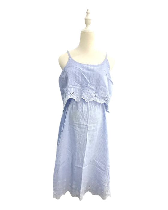 A Blue Sleeveless Dresses from Boden in size 18-24M for girl. (Front View)