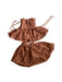 A Brown Skirt Sets from Sons & Daughters in size 6-12M for girl. (Back View)