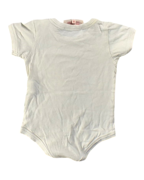 A White Short Sleeve Bodysuits from The Animals Observatory in size 3-6M for girl. (Back View)