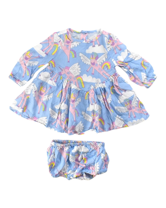 A Blue Dress Sets from Stella McCartney in size 3-6M for girl. (Front View)