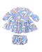 A Blue Dress Sets from Stella McCartney in size 3-6M for girl. (Front View)