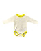 A White Long Sleeve Bodysuits from OFF-WHITE in size 6-12M for boy. (Front View)